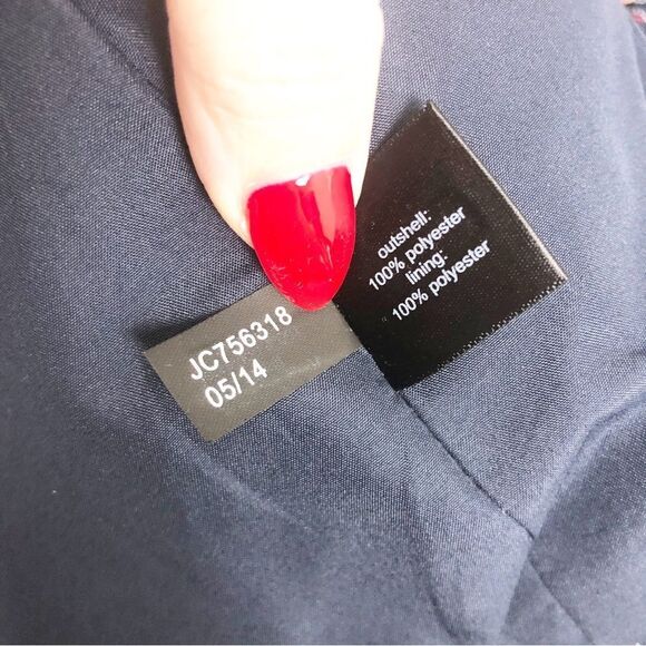 THE LIMITED | Classy Navy Blue & Red Medallion Print Blazer Women’s Size Small - Picture 9 of 9